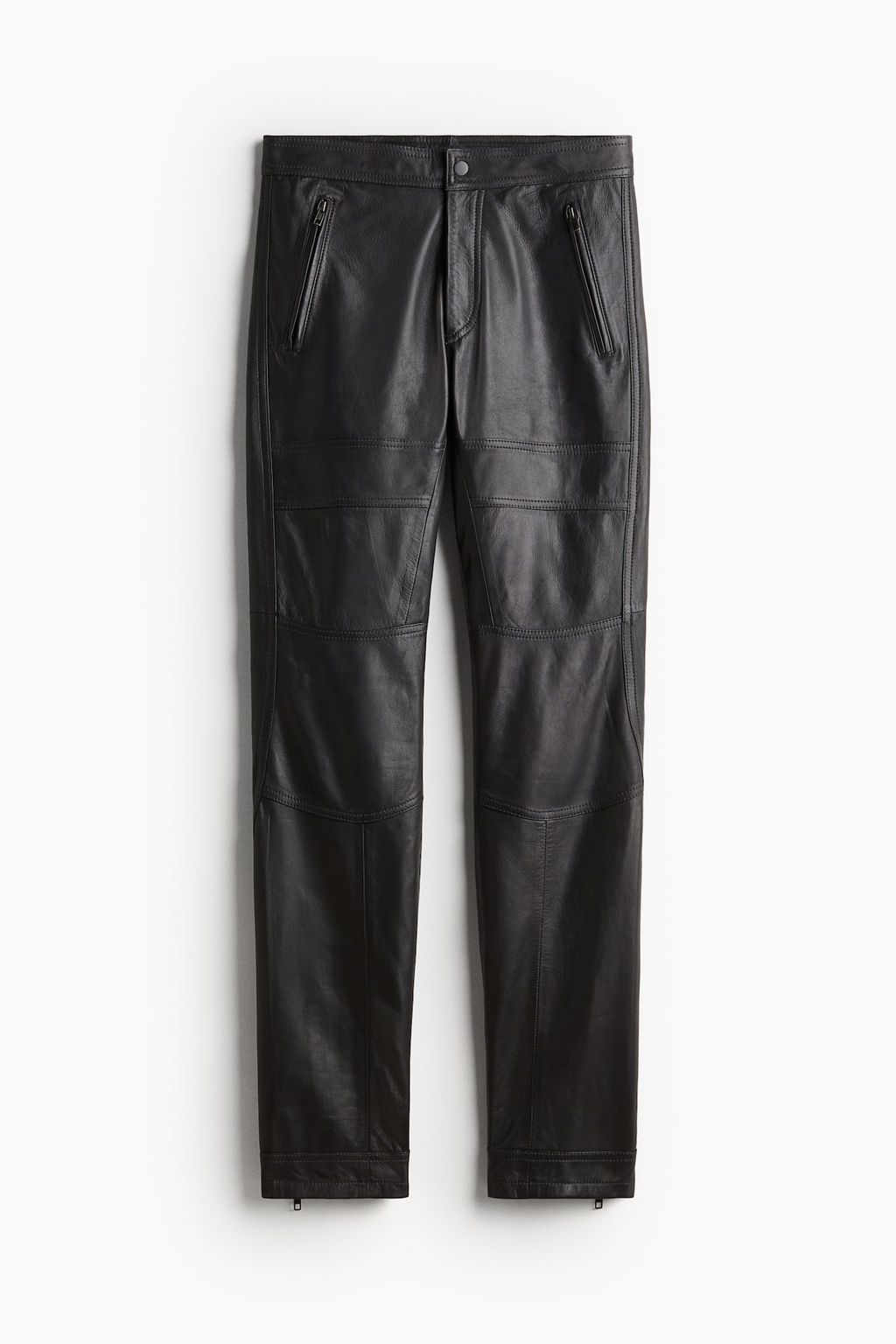 Pantalon motero de piel - H&m фото 6