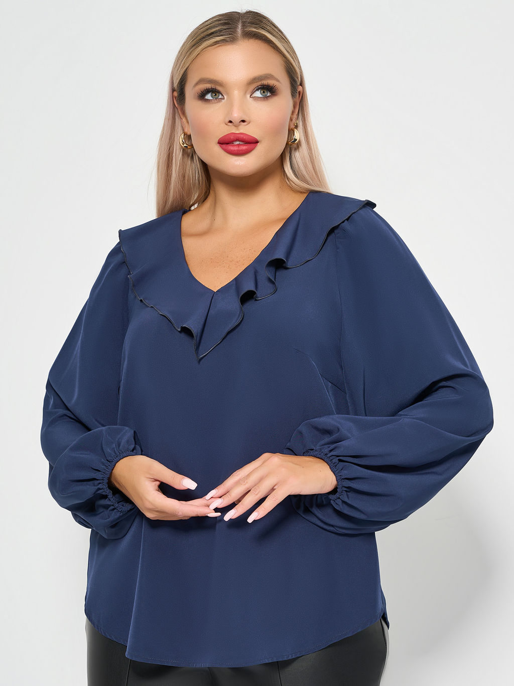 Блузка 0059-26 алый - Dora фото 92