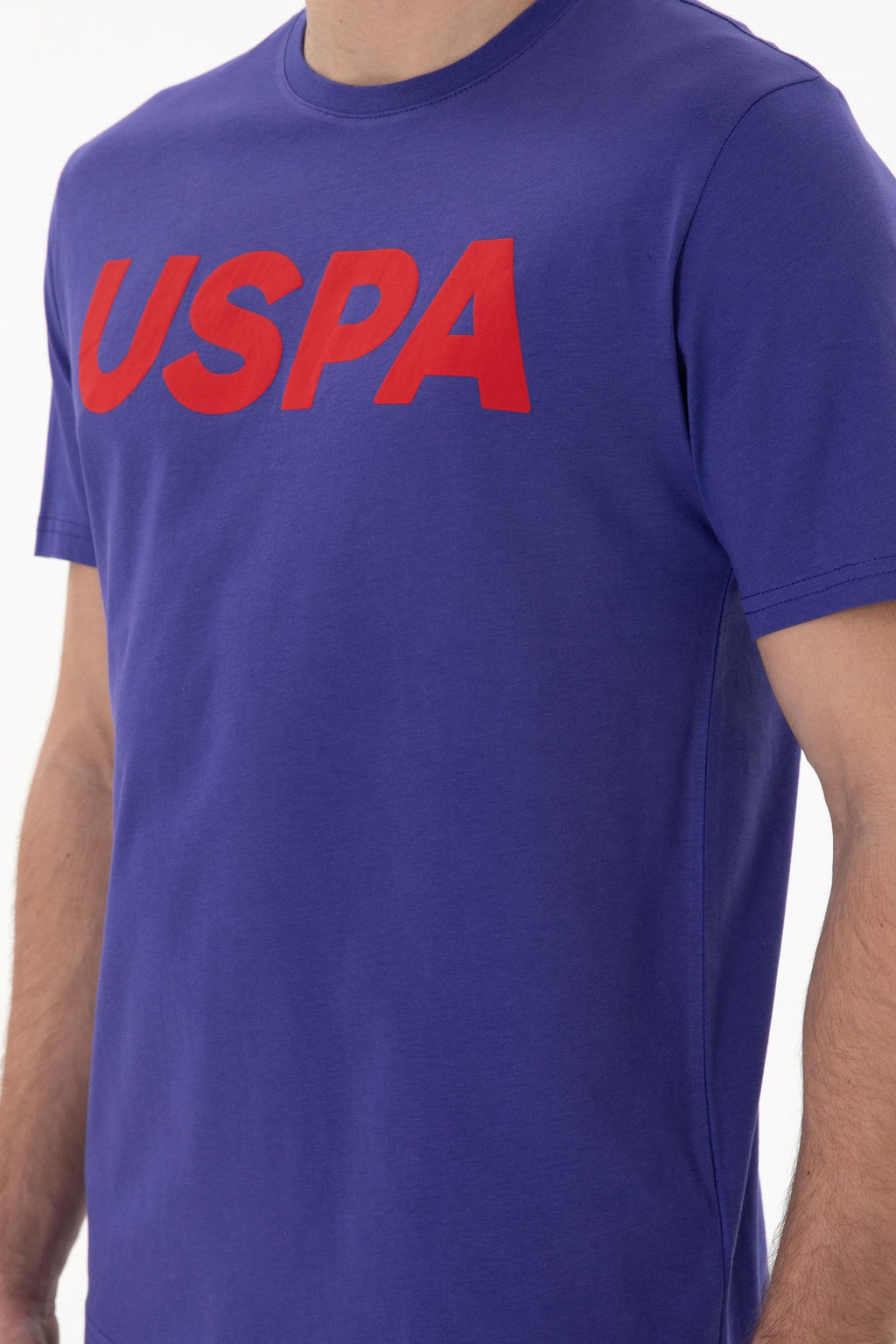 Erkek Regular Fit Bisiklet Yaka Kobalt Basic Ti__rt Sepette S_rpriz _ndirim - U.s. polo assn фото 7