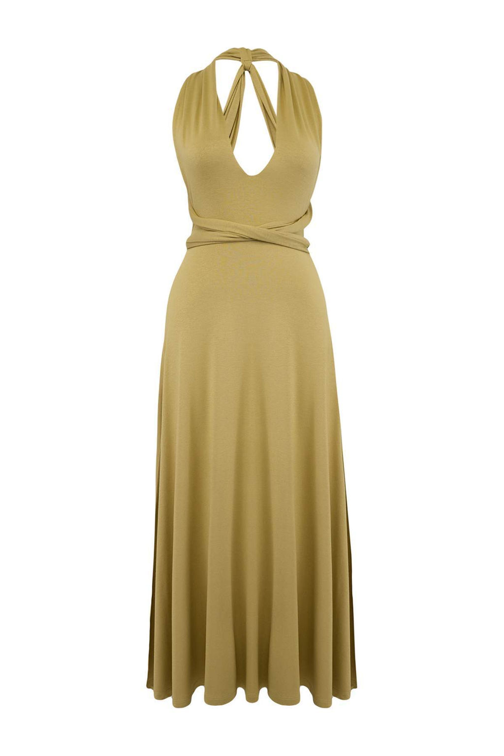 TRENDYOLMILLA Siyah Kusakl? Baglamal? Orme Maxi Plaj Elbisesi TBESS21EL2992  фото 42