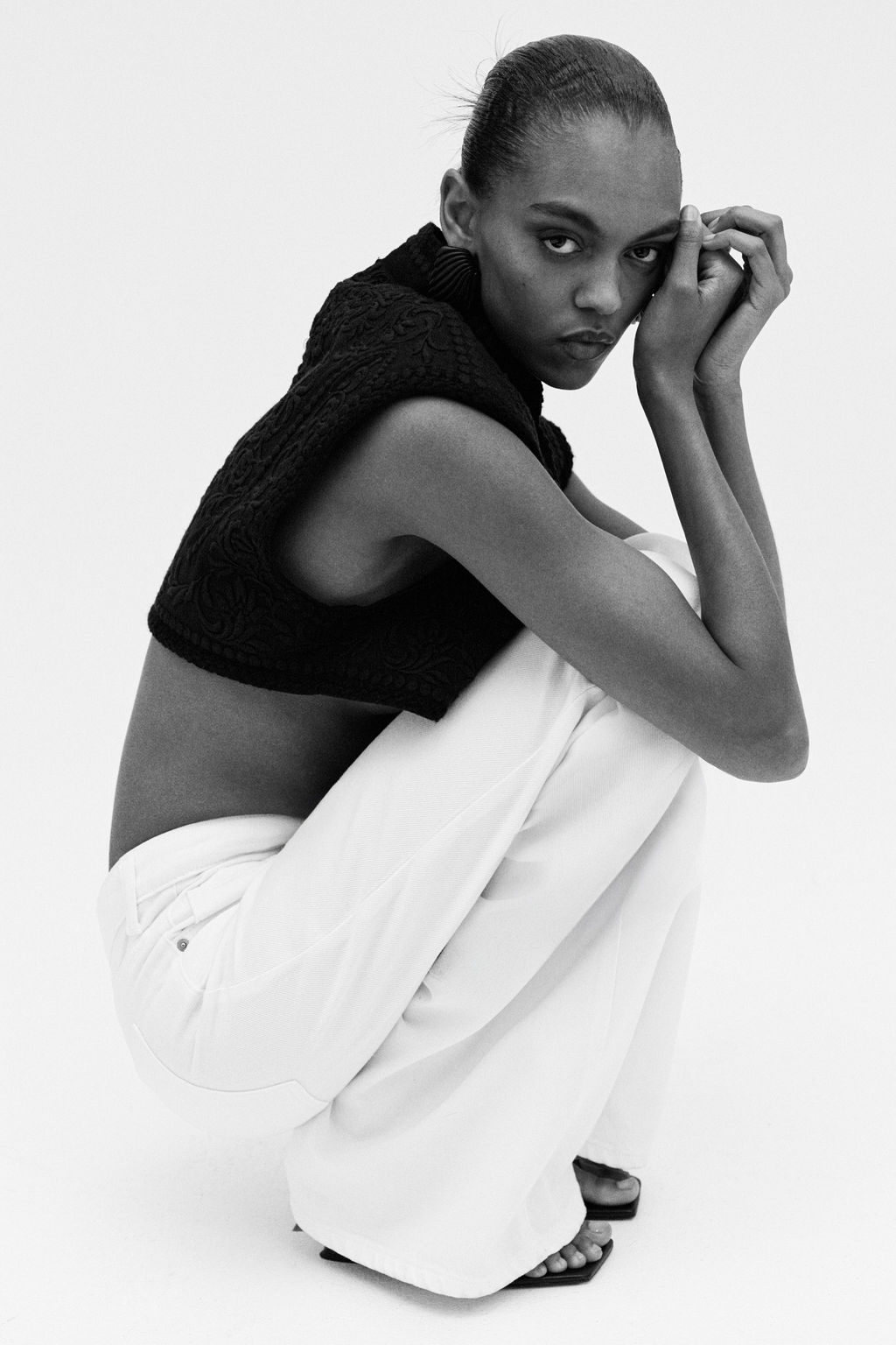 Wide High Waist Jeans - H&m фото 8