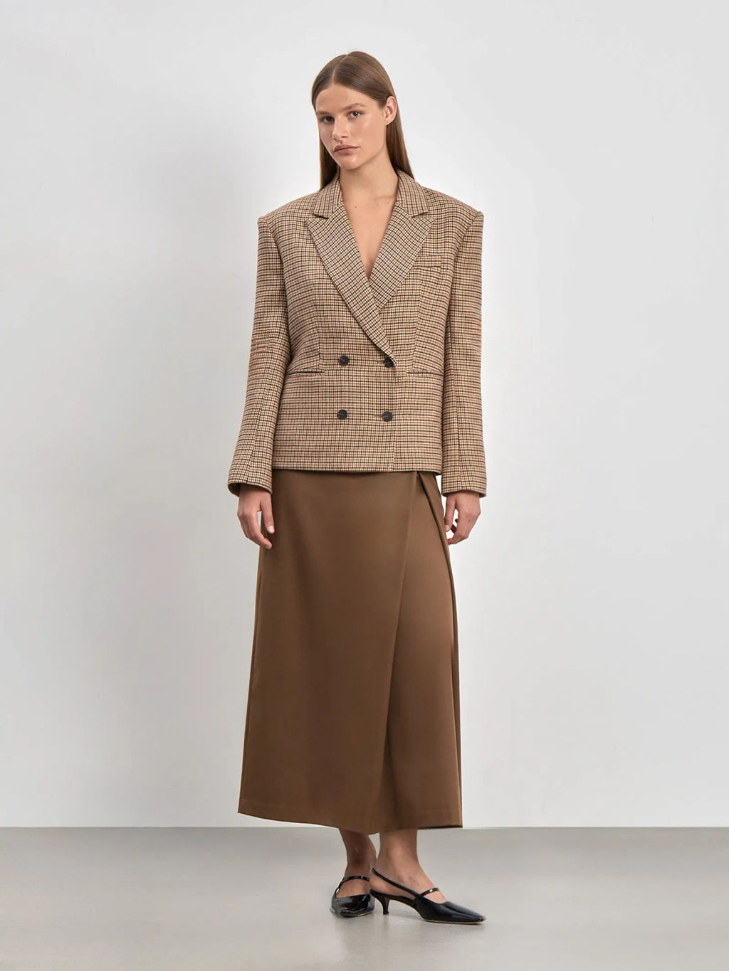 EMKA // Двубортный жакет прямого кроя фото 7