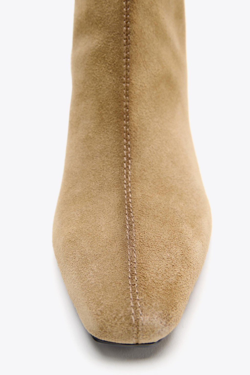 SPLIT SUEDE STILETTO HEEL ANKLE BOOTS - Zara фото 6