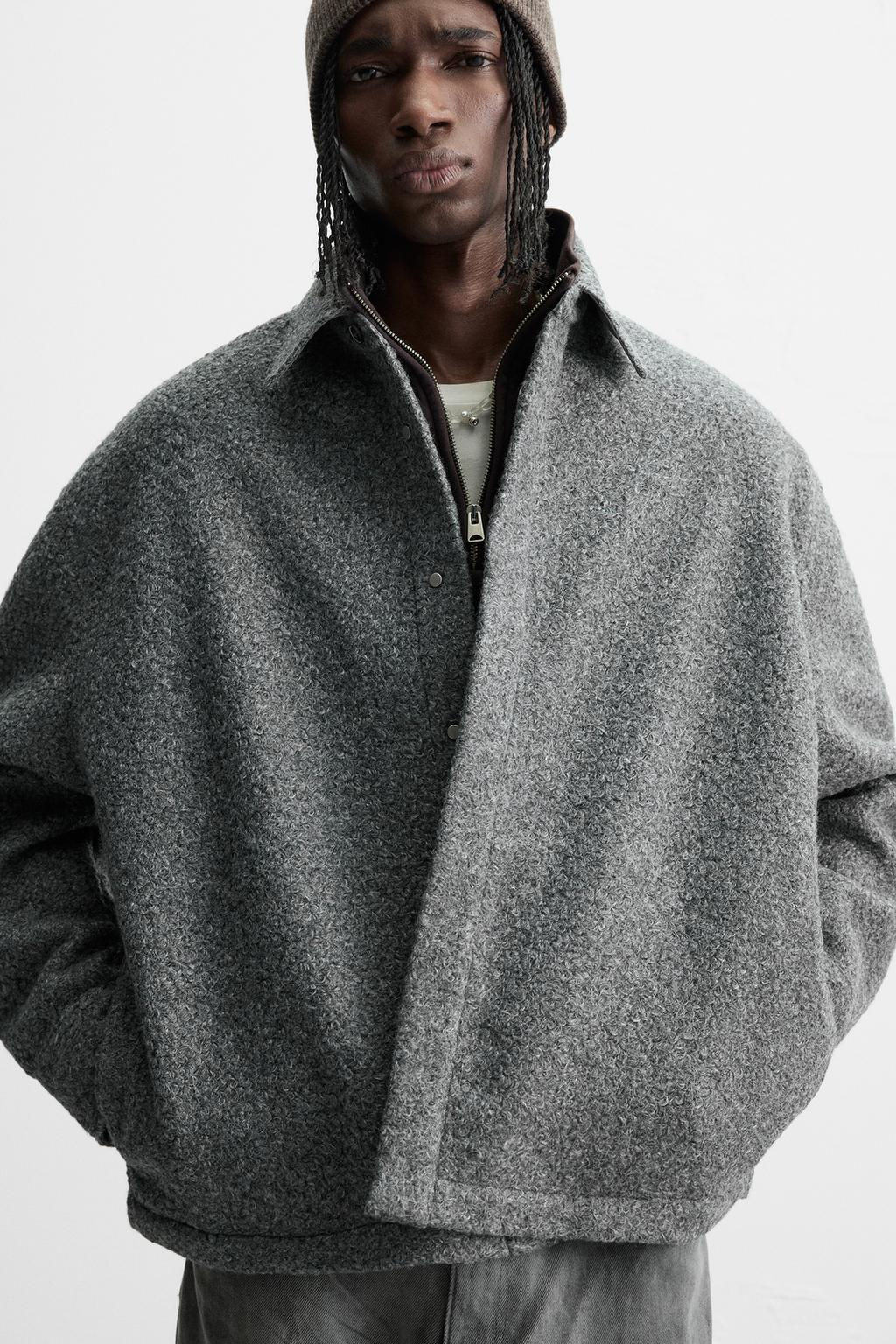 BOUCLE OVERSHIRT - Zara фото 5