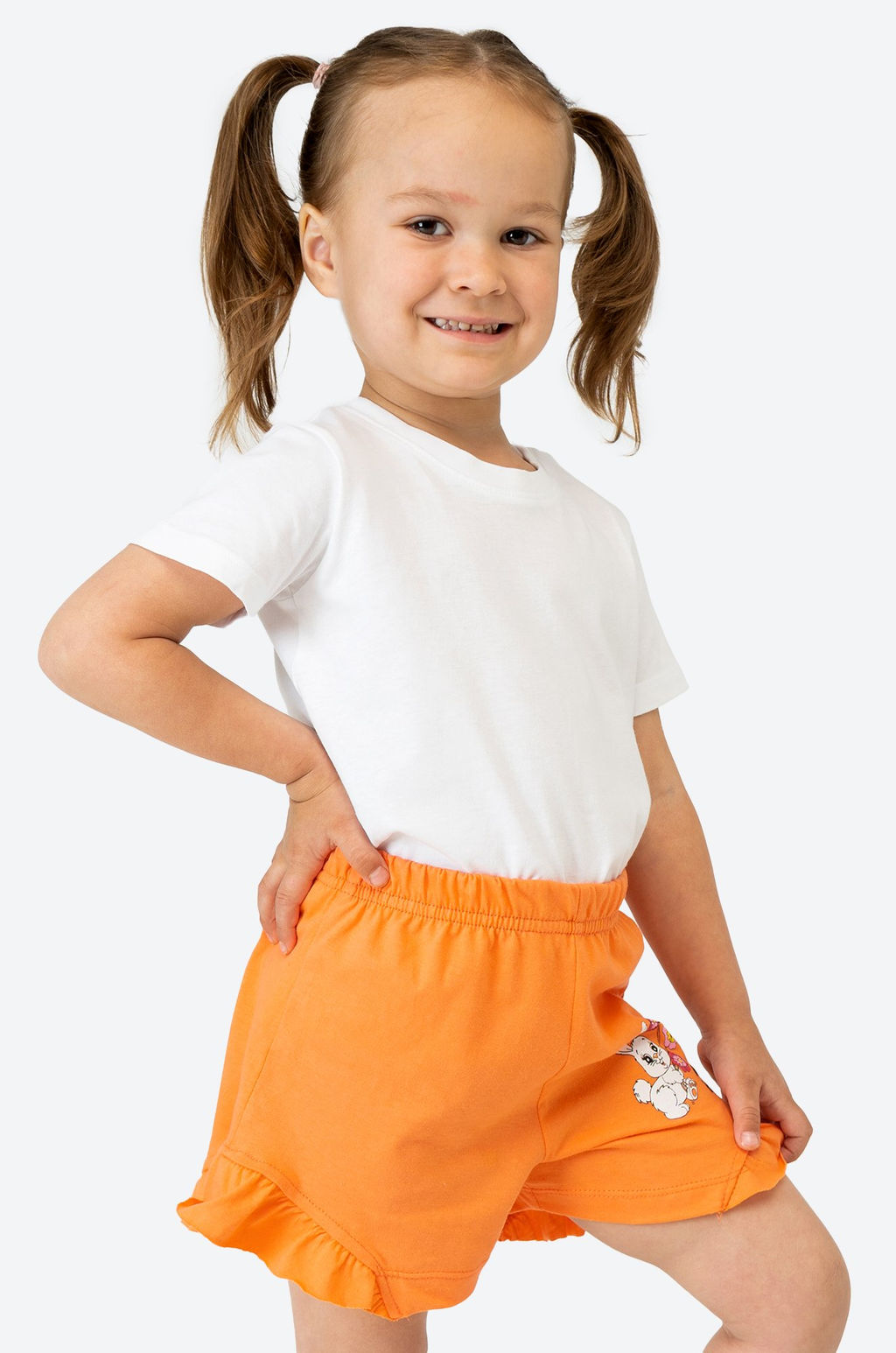 Хлопковые шорты для девочки Bonito  фото 21