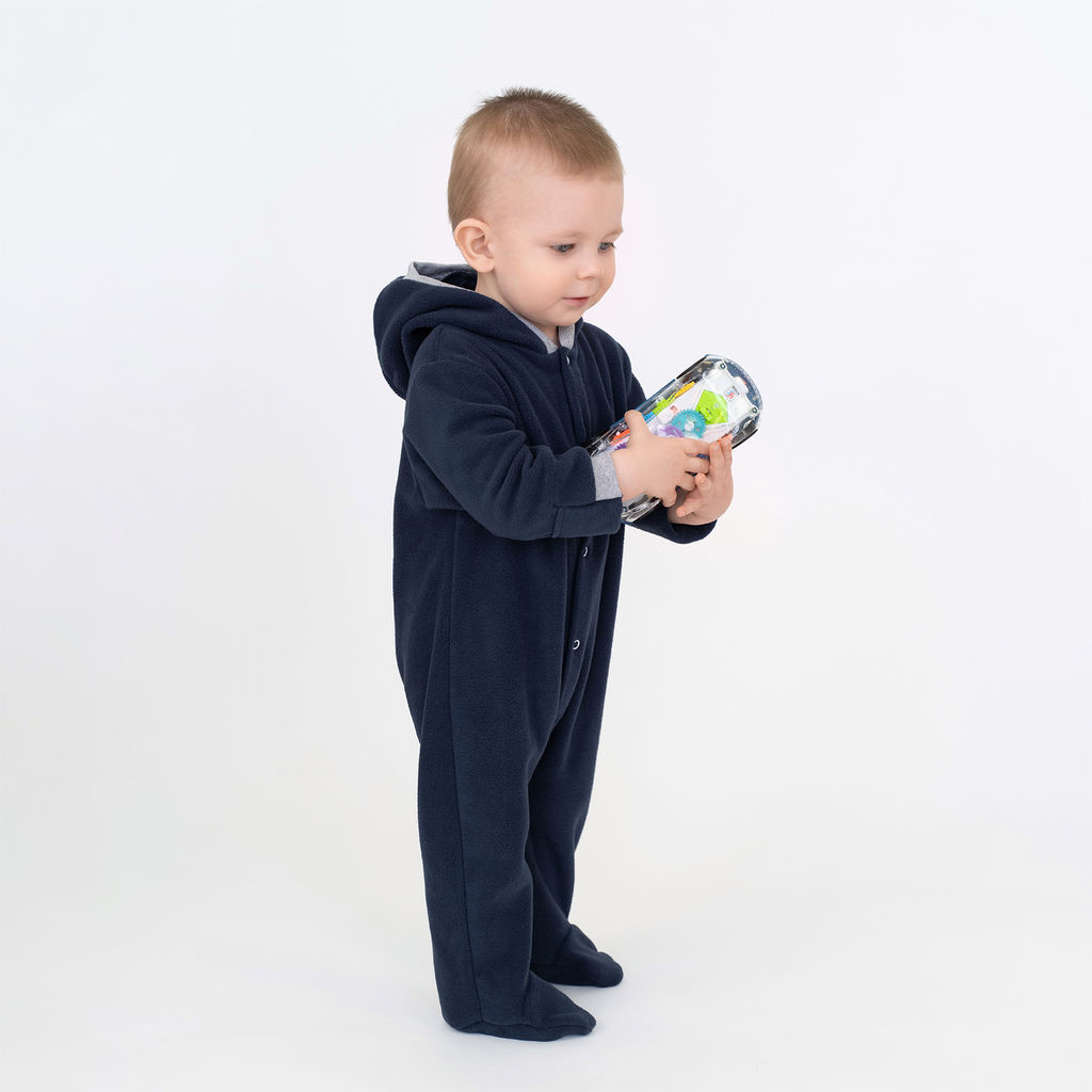 Комбинезон ясельный флисовый темносиний