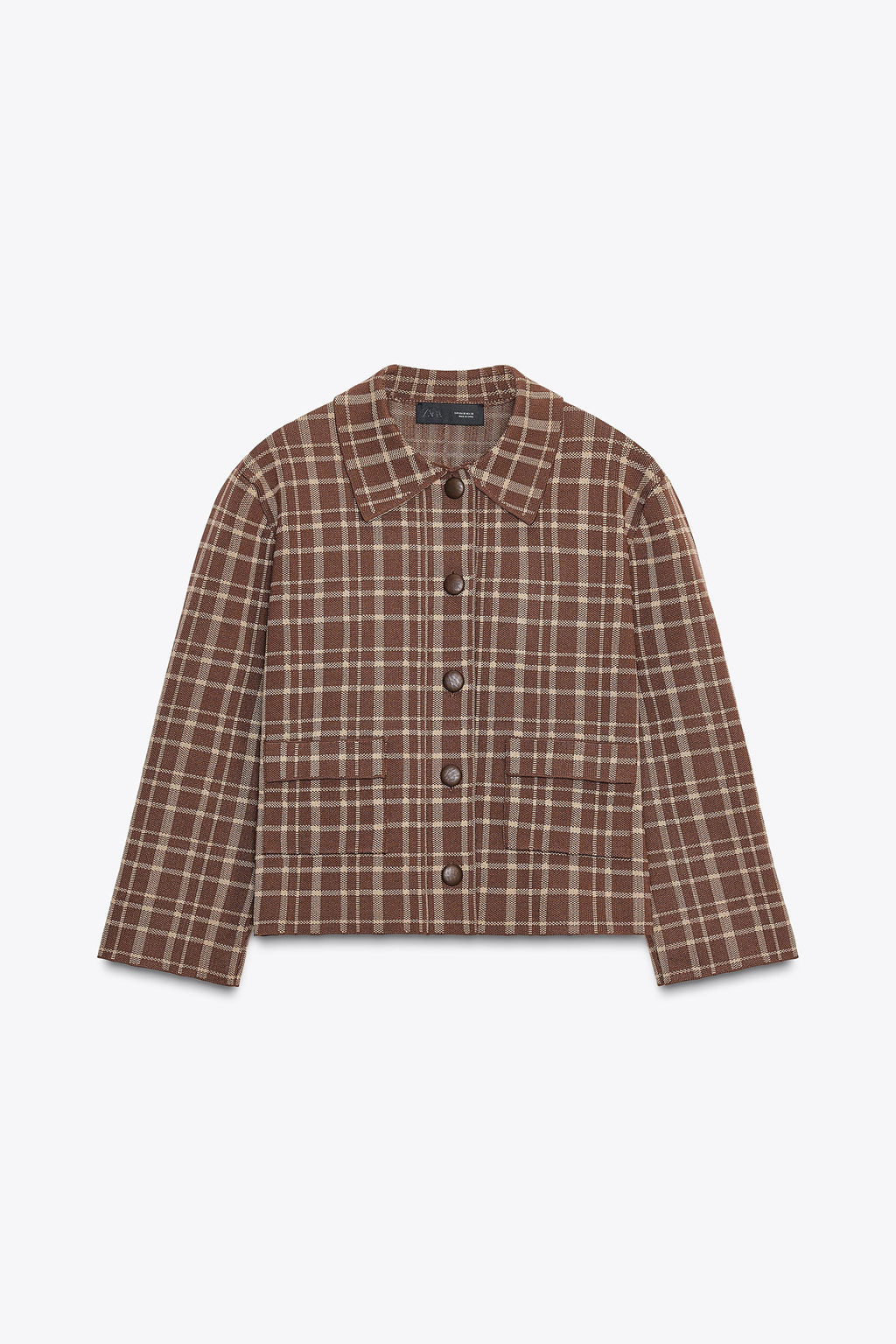 CHECK CARDIGAN - Zara фото 7