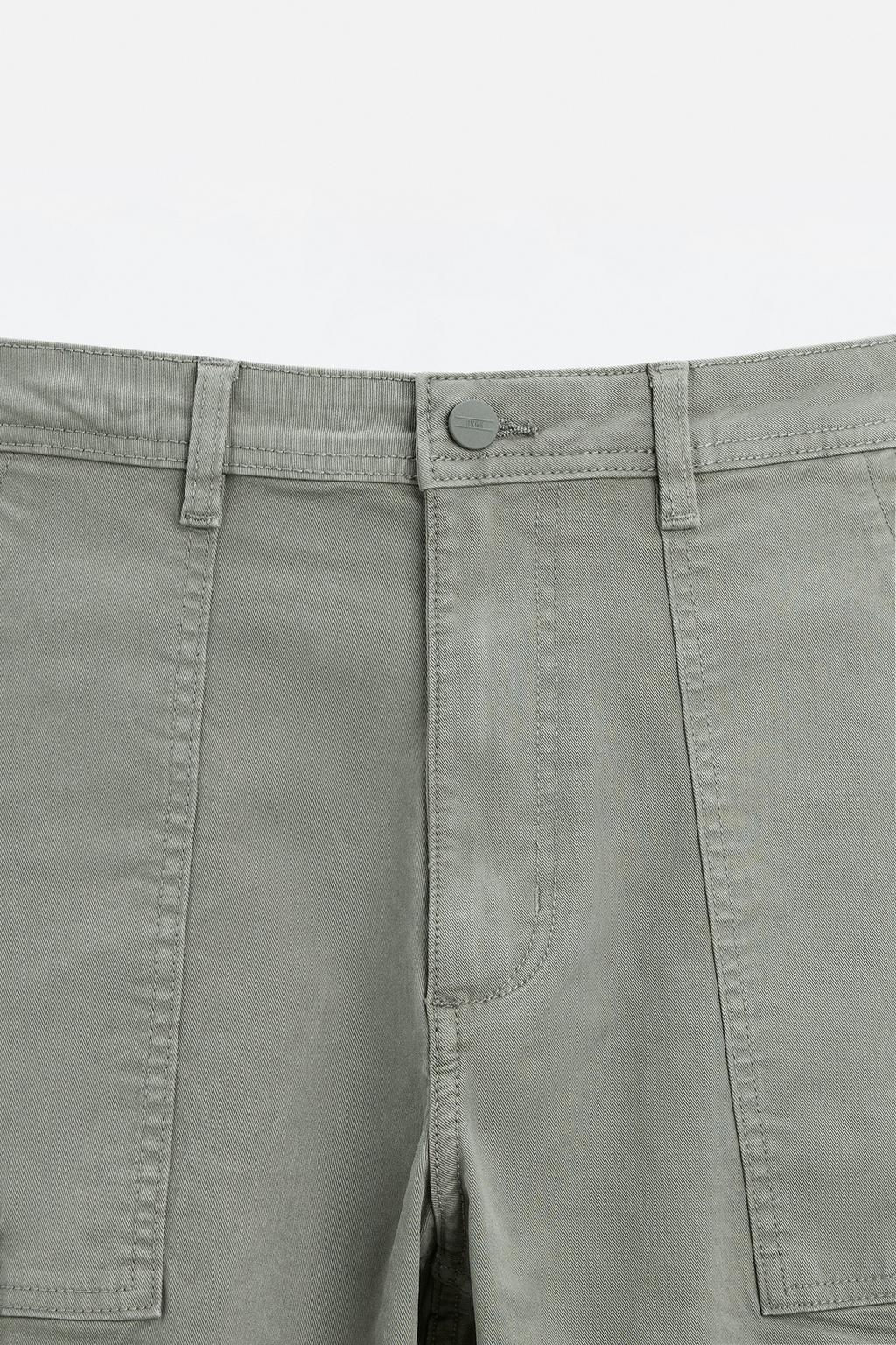 RELAXED FIT CARGO TROUSERS - Zara фото 32
