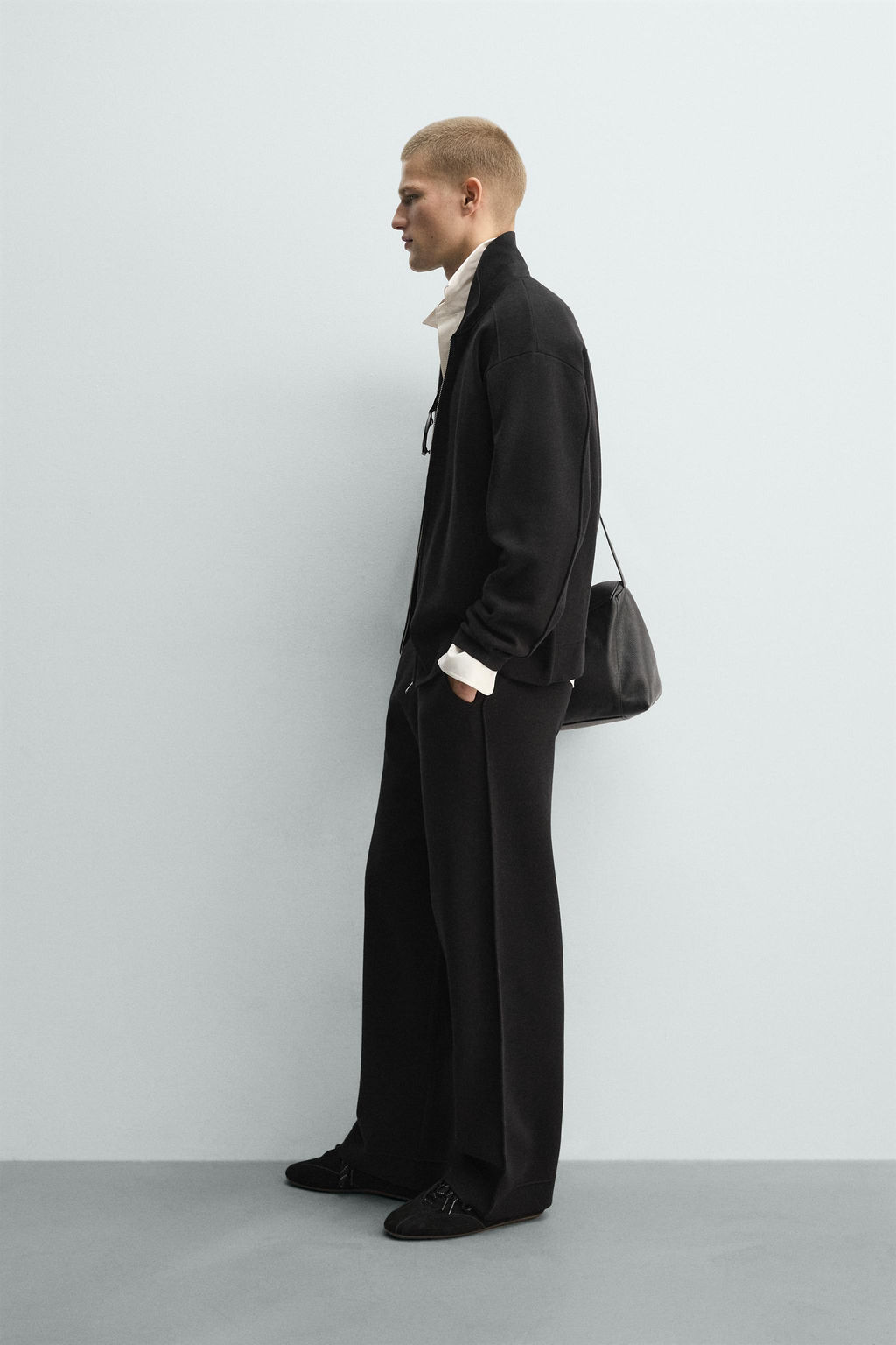 PANTAL?N PUNTO WIDE FIT / Negro - Zara фото 4