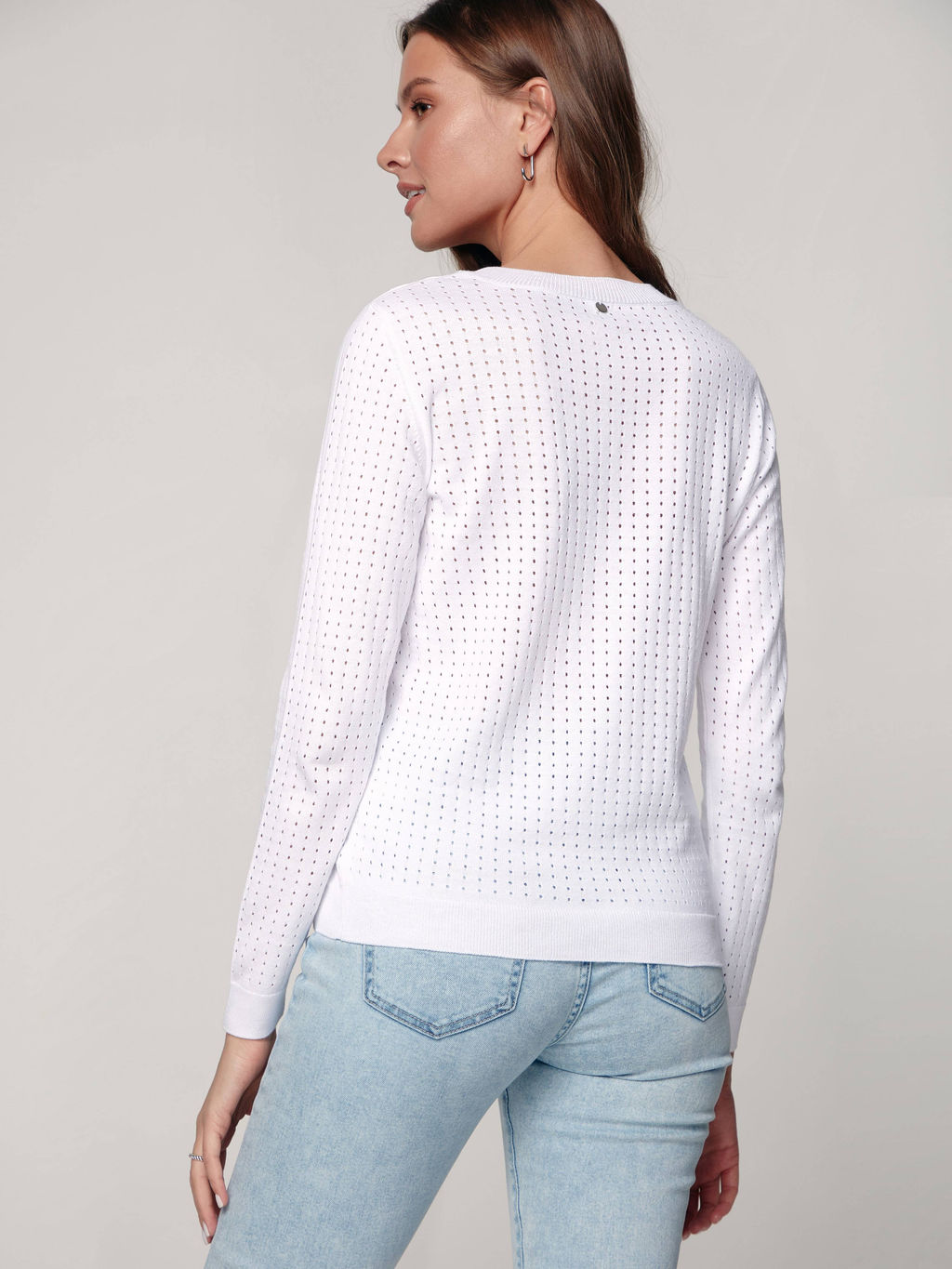 CONTE Джемпер женский LDK 130 optical white - Conte elegant фото 3
