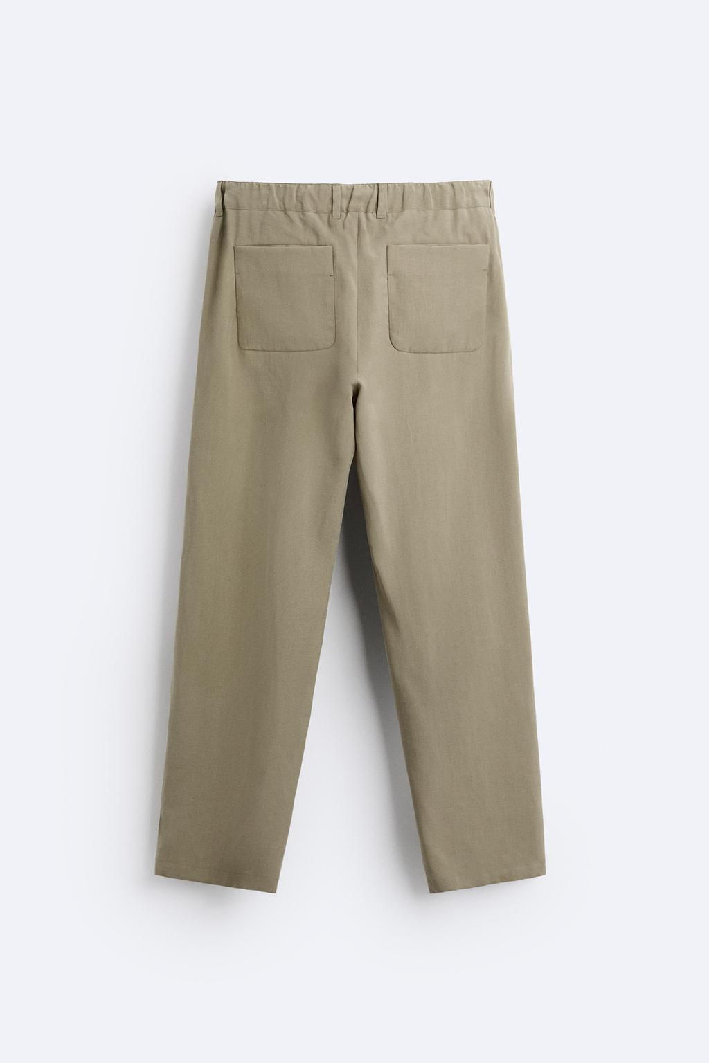 LYOCELL BLEND TROUSERS - Zara фото 6