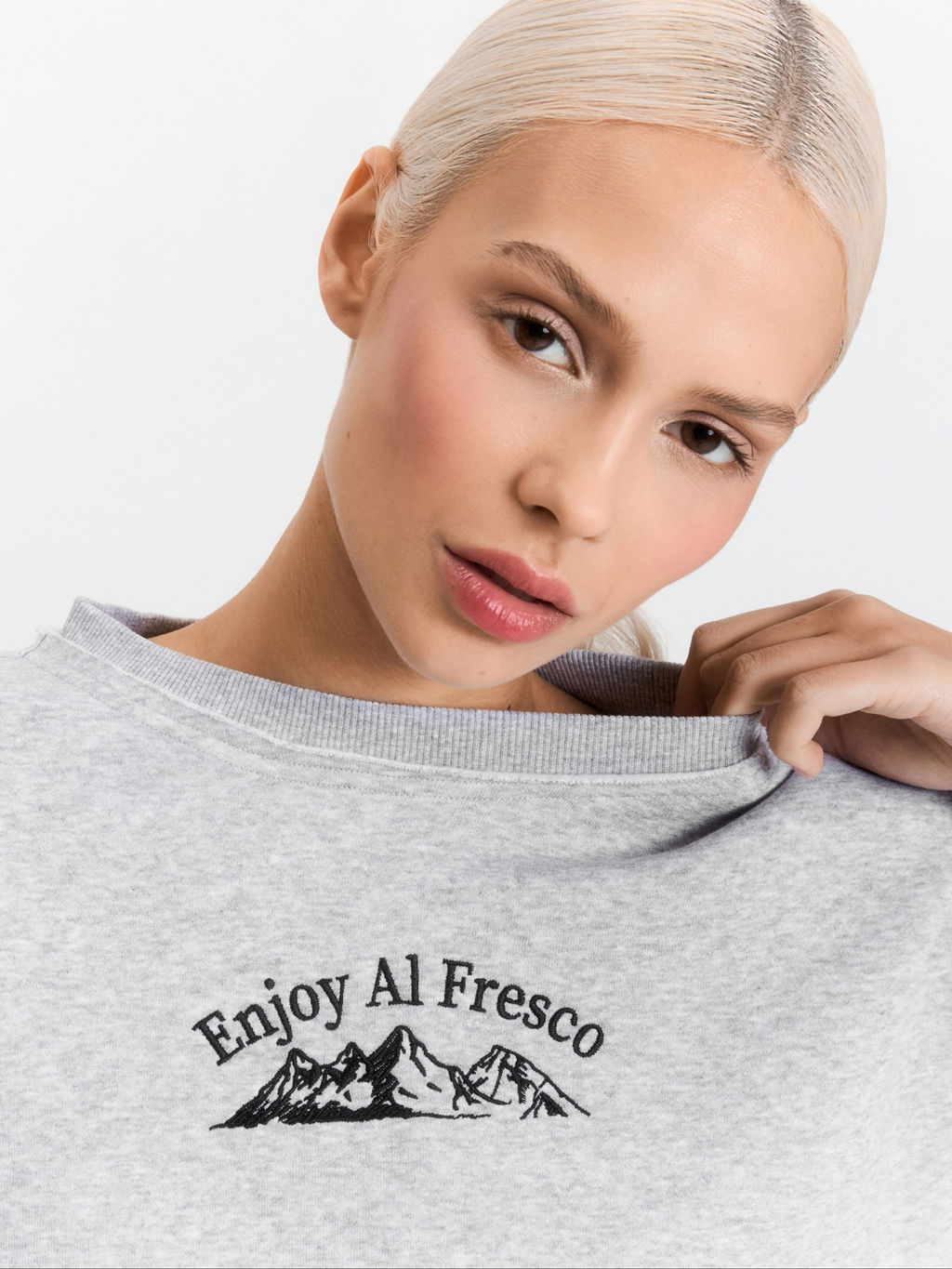 10200170189 Джемпер жен. Maura серый меланж - Concept club фото 3