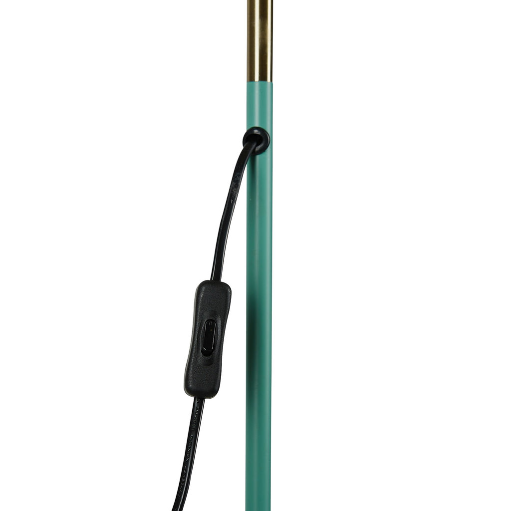 UML-T700 E27 GREEN Торшер напольный под лампу Е27, 40W, с регулировкой наклона. Механический выключатель. Зелёный. ТМ Uniel