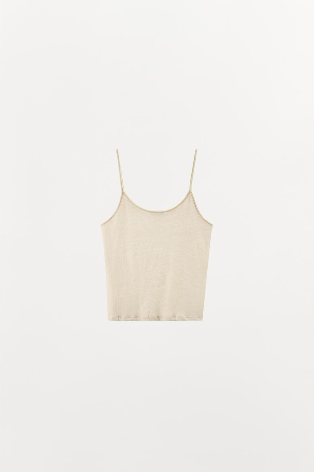 LINEN VEST TOP - Zara фото 6