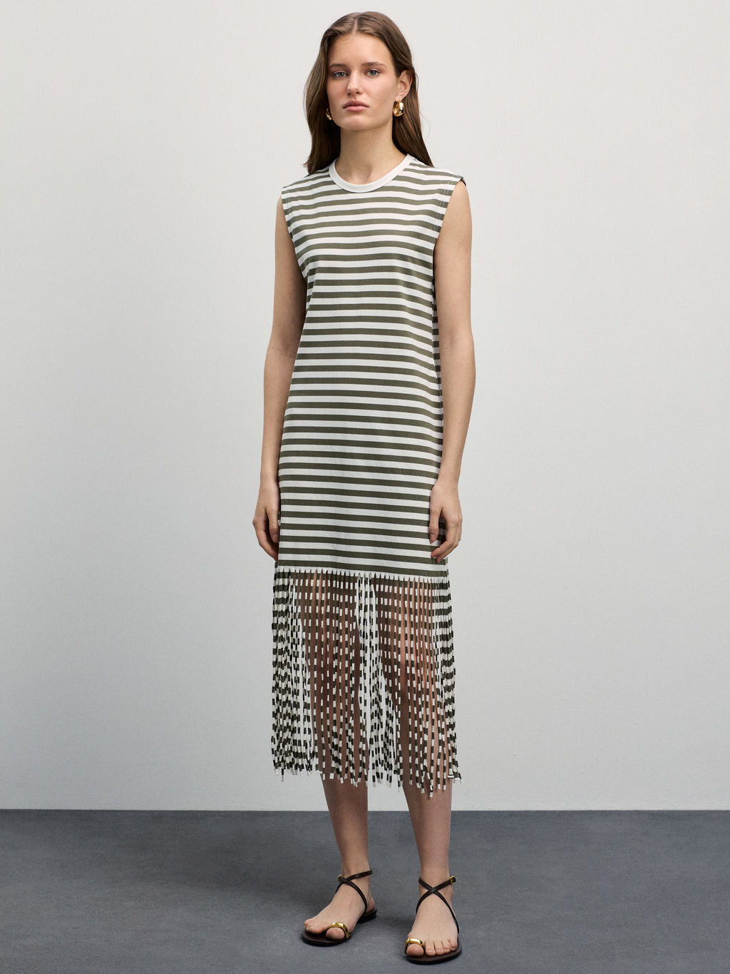 Платье с бахромой / Zarina  фото 5