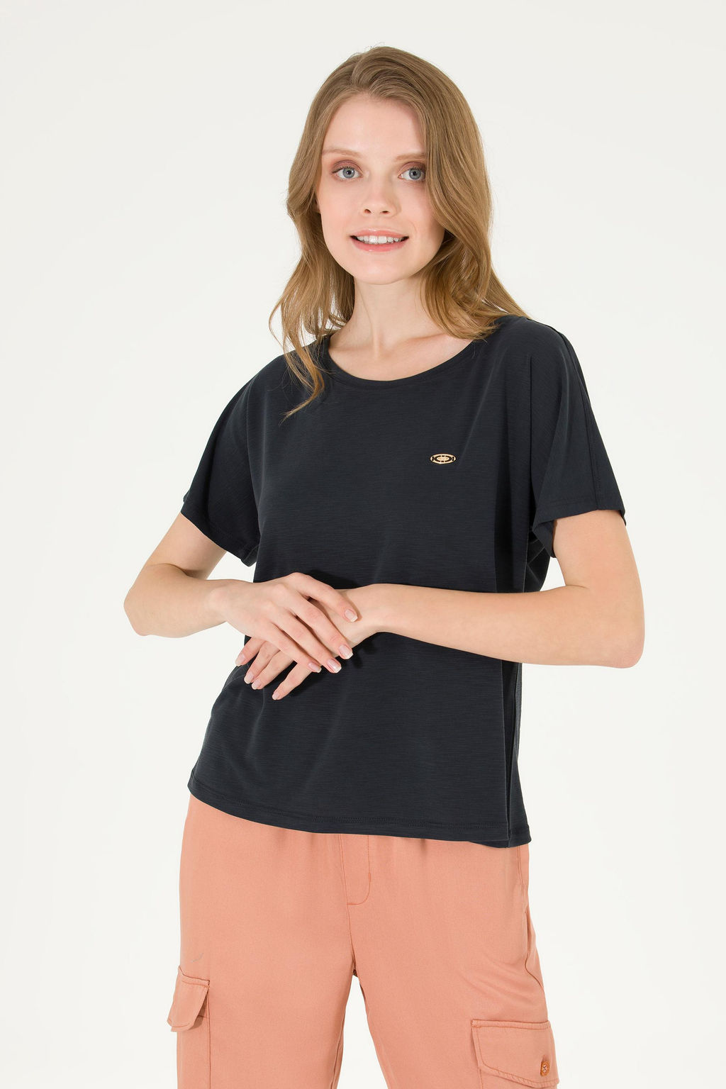 U. S. Polo Assn Женская черная футболка с круглым вырезом - U.s. polo assn фото 15