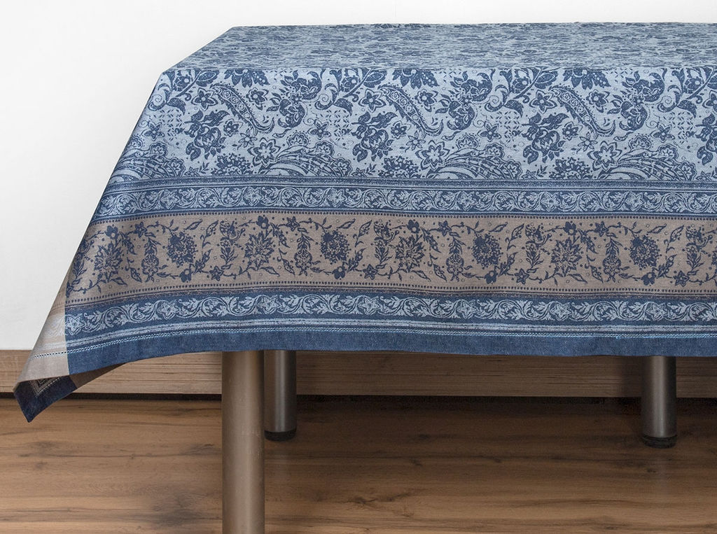 05с28 ЯК Скатерть 150*150 Подарочная цв.серый/бежевый - Текс-дизайн фото 5