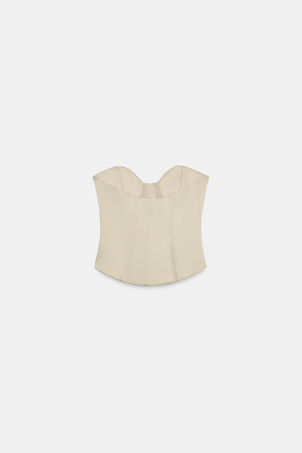 TOP CORSETERO SATINADO PALABRA DE HONOR / Arena