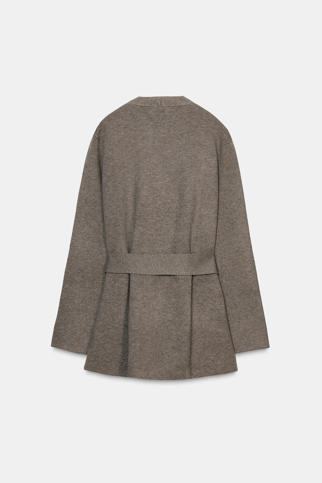 PLAIN KNIT CARDIGAN WITH BELT - Zara фото 21