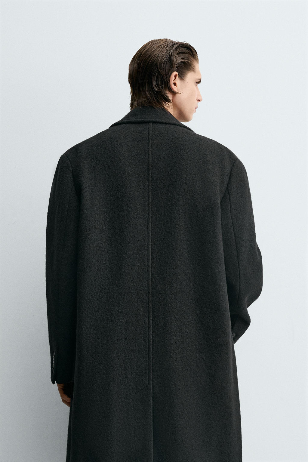 BOUCLE TEXTURED WOOL COAT - Zara фото 18