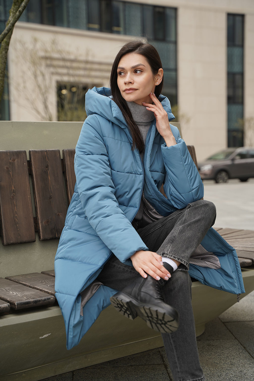 Пальто зимнее / 43812 - Twin tip фото 7