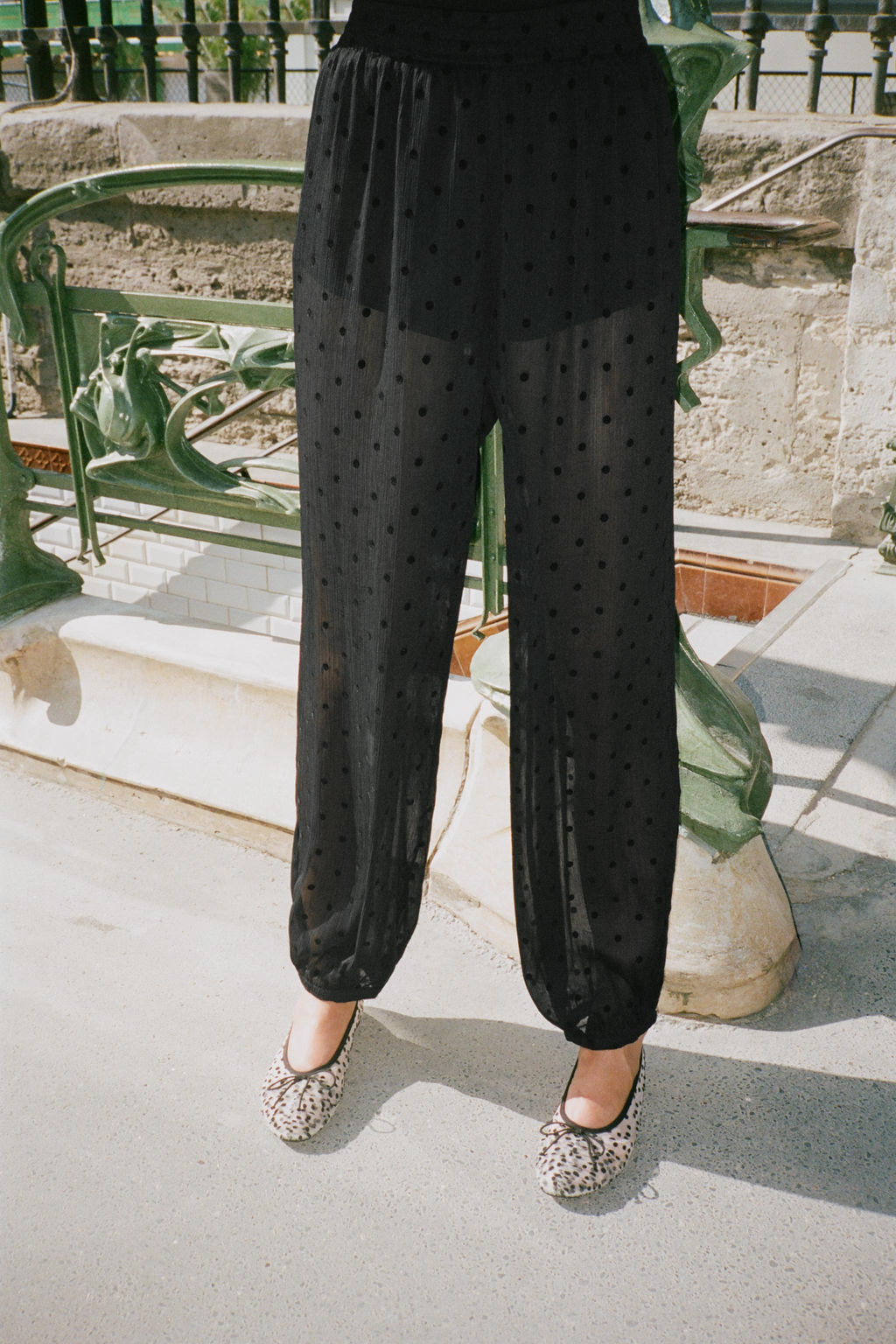POLKA DOT BALLOON TROUSERS - Zara фото 3