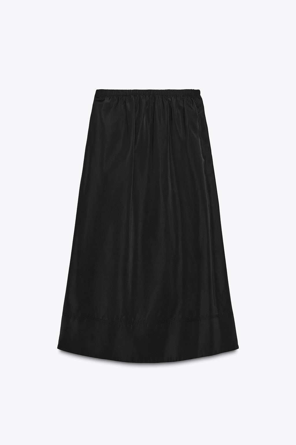 ZW COLLECTION TECHNICAL EFFECT MIDI SKIRT - Zara фото 8