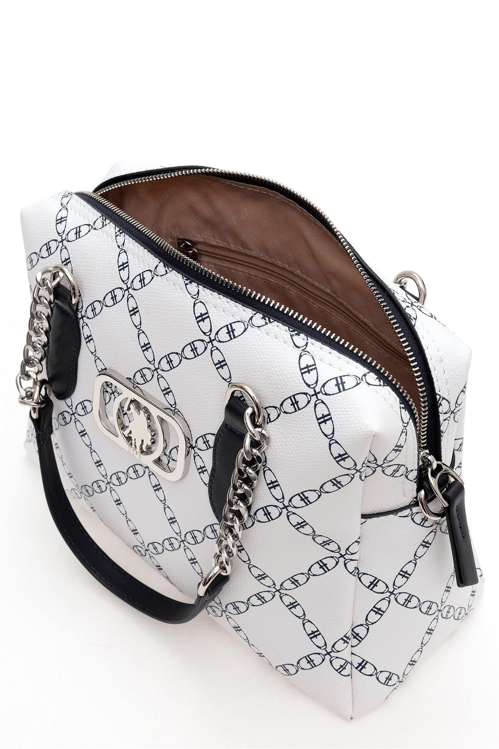 U. S. Polo Assn / Женская белая сумка через плечо - U.s. polo assn фото 7