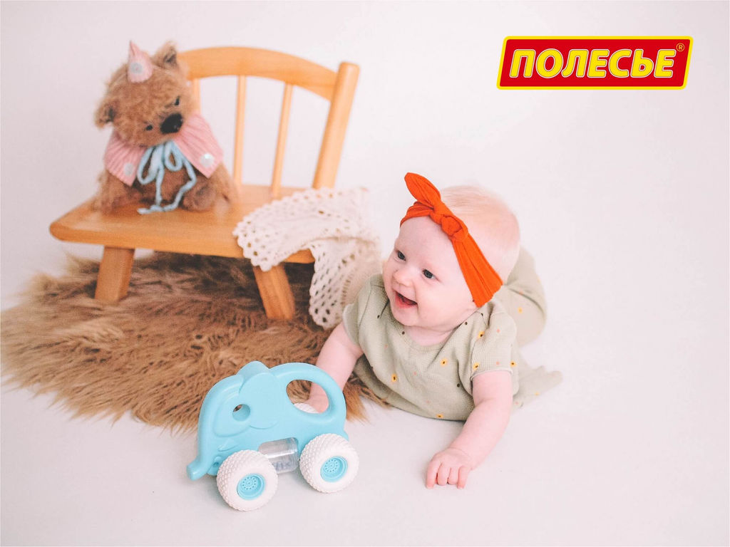 Беби Грипкар - Слоник (бирюзовый) - Полесье фото 8