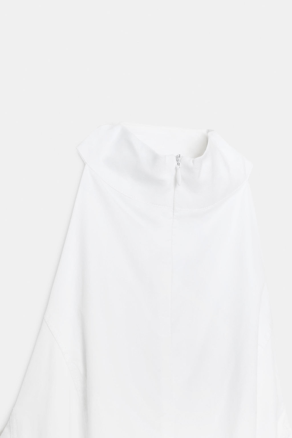 VESTIDO MID HALTER GODETS / Blanco - Zara фото 9