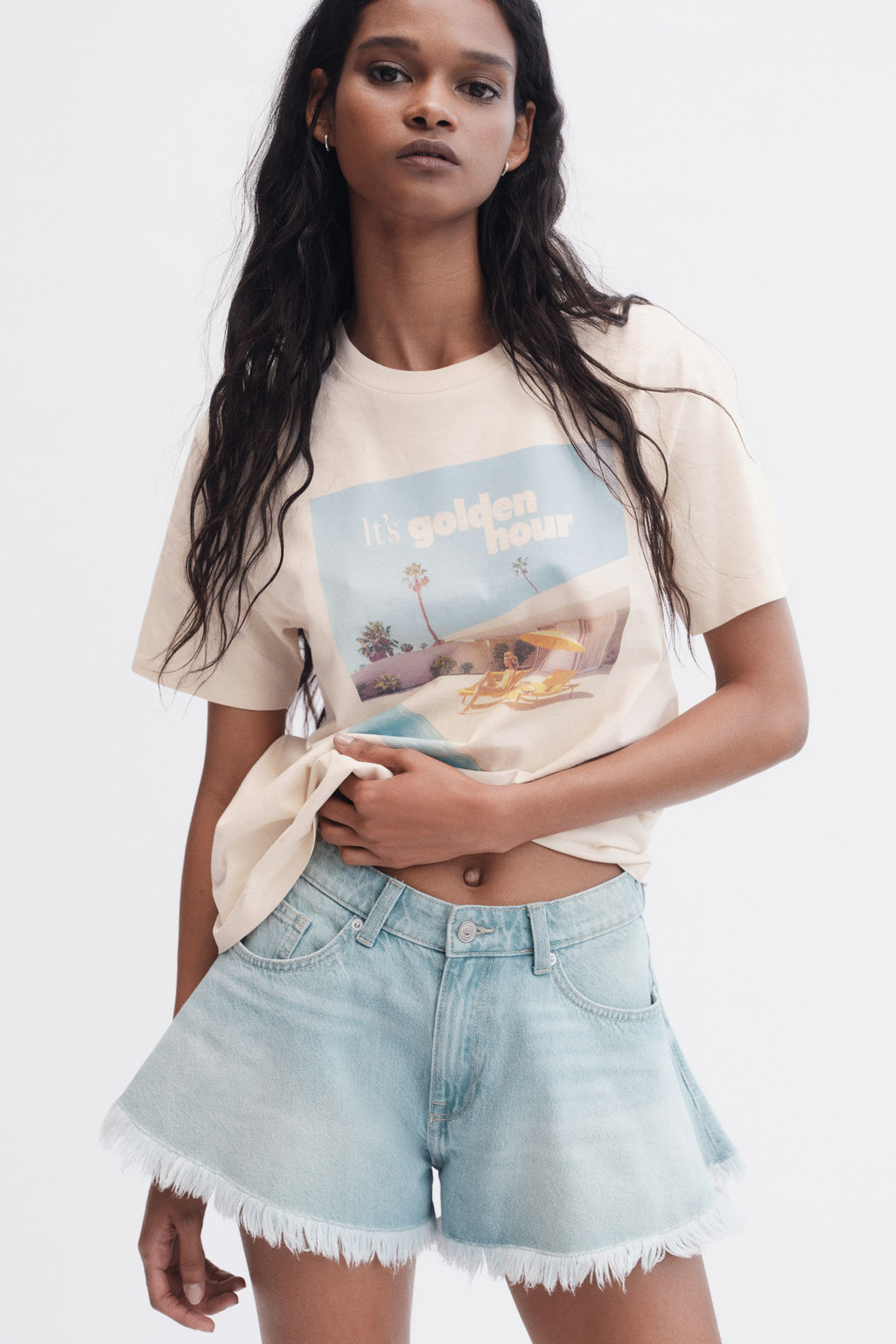 Camiseta estampada de algod?n - H&m фото 3