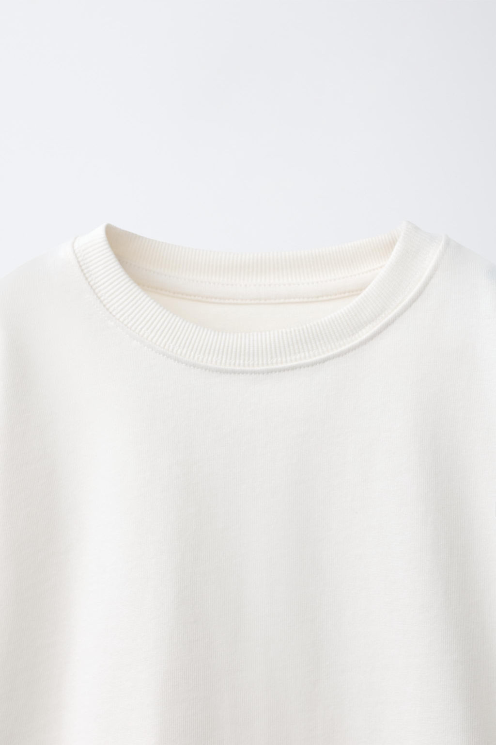 CAMISETA LISA HEAVY JERSEY / Crudo - Zara фото 3