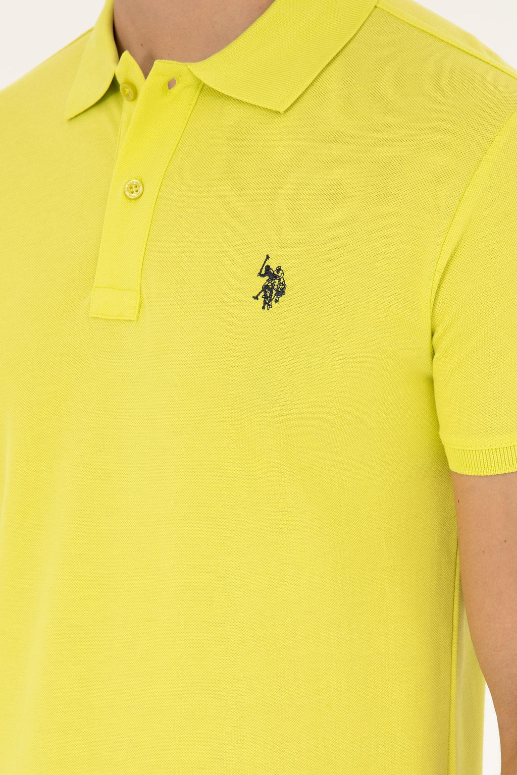 U. S. Polo Assn / Мужская базовая футболка фисташкового цвета - U.s. polo assn фото 7