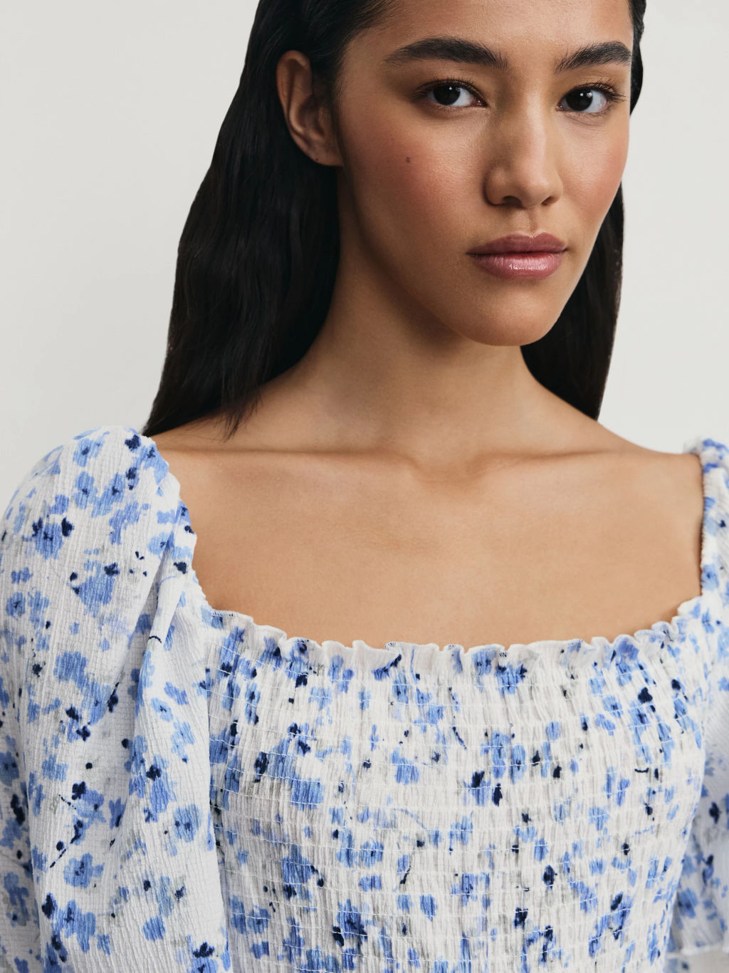 Платье миди с цветочным принтом / Zarina  фото 6