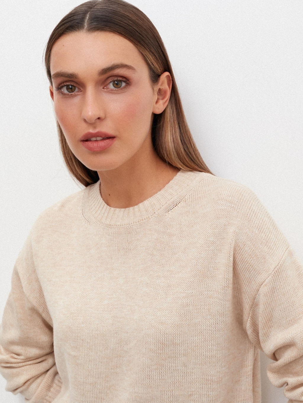 Conso/KJL 220614 - beige Джемпер женский  фото 2