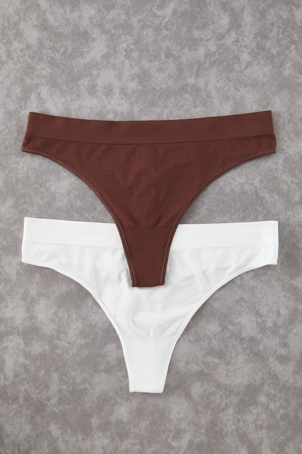 TRENDYOLMILLA Ekru-Kahverengi 2li Paket Seamless/Dikissiz Tanga Orme Kulot THMSS25KU00012  фото 6