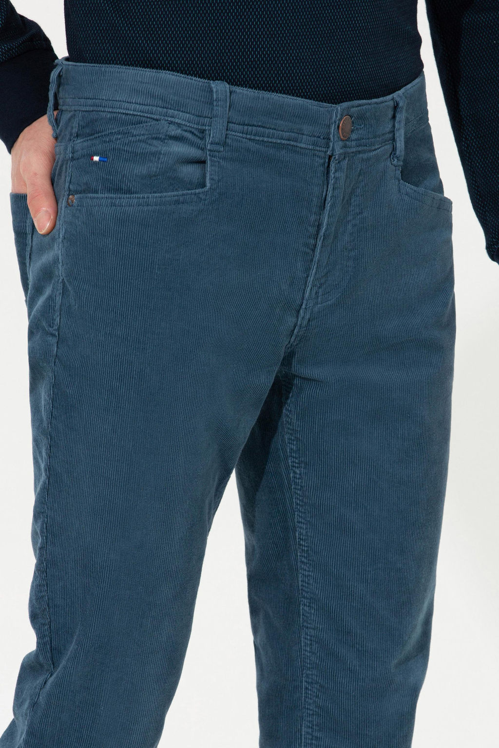 U. S. Polo Assn Мужские кобальтово-синие брюки из плотной ткани - U.s. polo assn фото 6