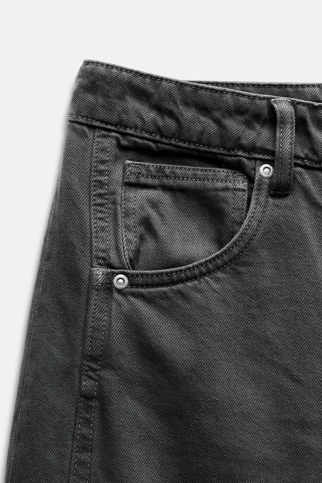 RELAXED BALLOON MID-WAIST TRF JEANS - Zara фото 20