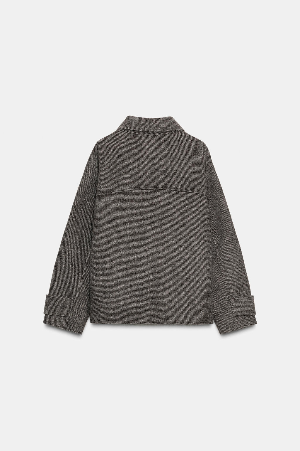 HERRINGBONE SHORT COAT