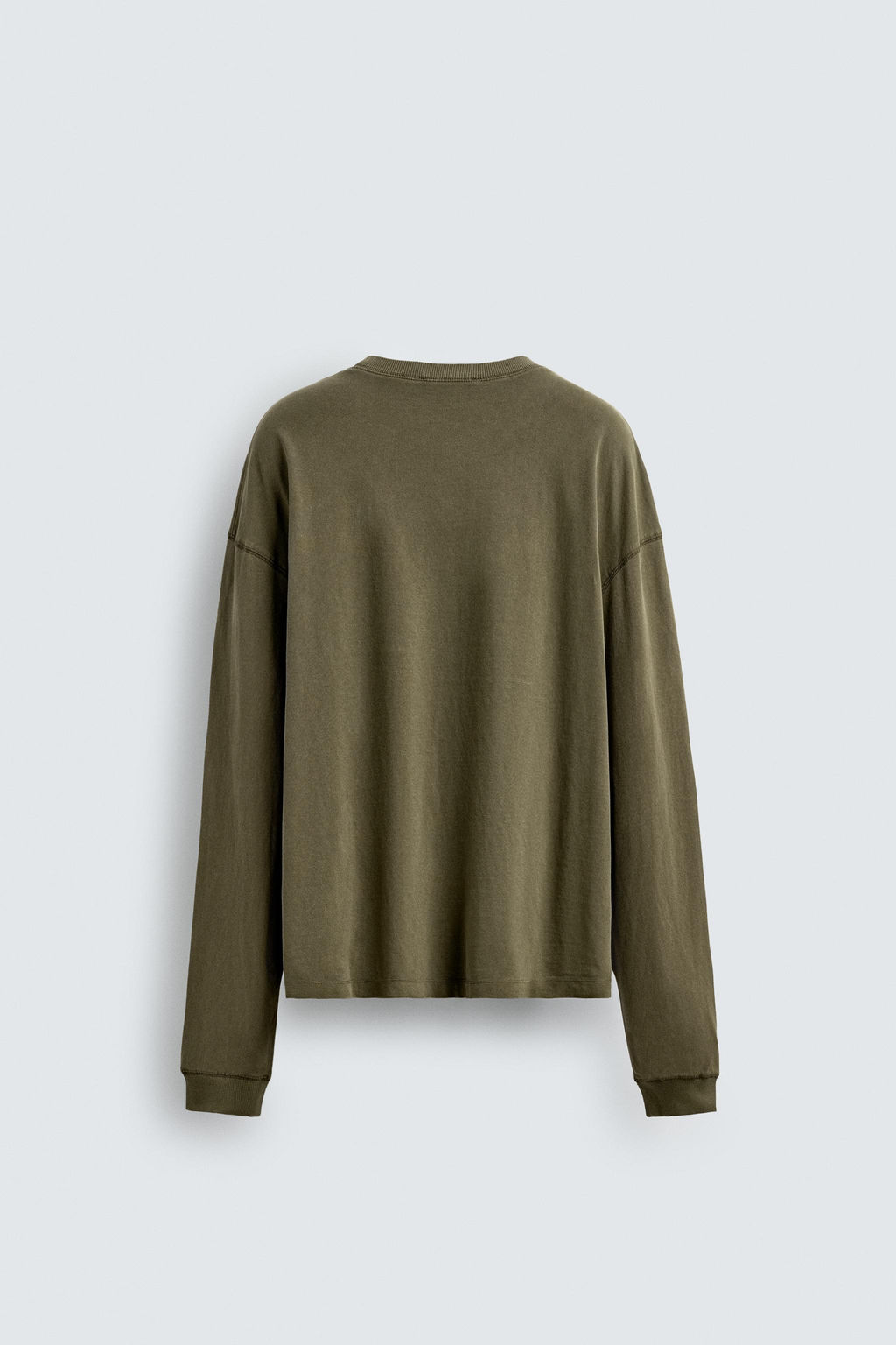 WASHED TEXTURED T-SHIRT - Zara фото 8