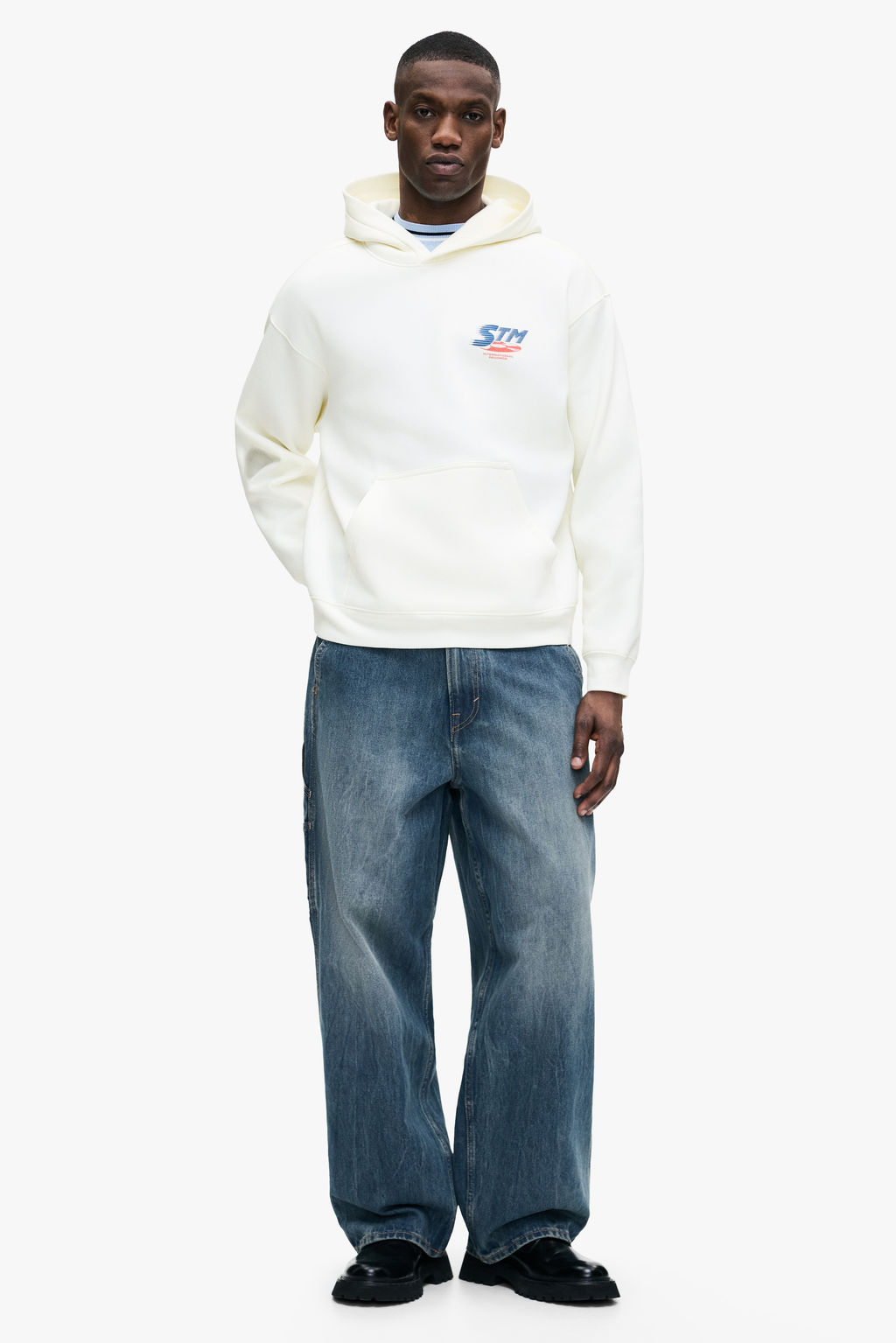 Sudadera con motivo y capucha Relaxed Fit - H&m фото 10