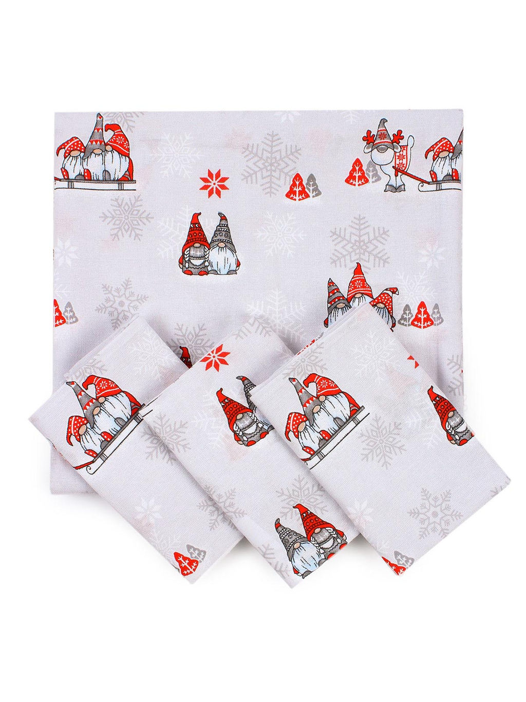Набор подарочный - Лесные гномы Скатерть 200*145 - 1шт., Полотенце 45*60 - 3шт.
