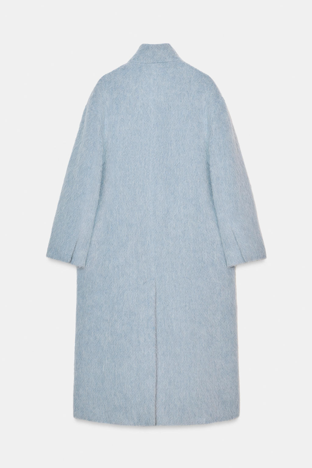 STRAIGHT COAT WITH MANTECO WOOL ZW COLLECTION - Zara фото 7