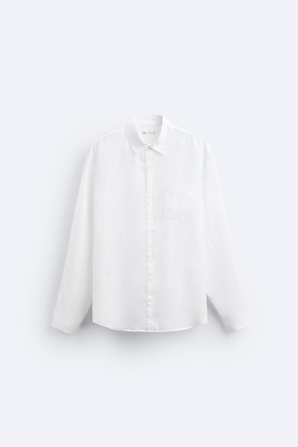%100 KETEN GOMLEK - Zara фото 8