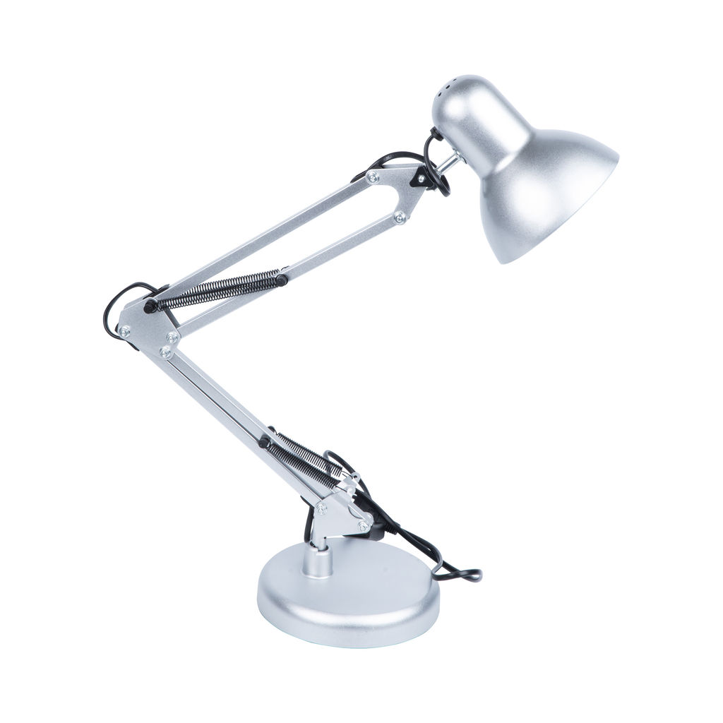TLI-221 SILVER E27 Светильник настольный. Цоколь Е27. 60W. Механический выключатель. Серебристый. ТМ Uniel - Volpe фото 4