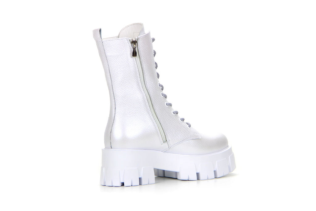Ботинки 341.90200w.white /байка
