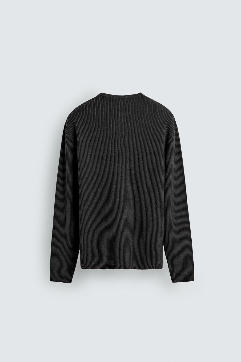 JERSEY ESTRUCTURA CUELLO PANADERA / Negro - Zara фото 8