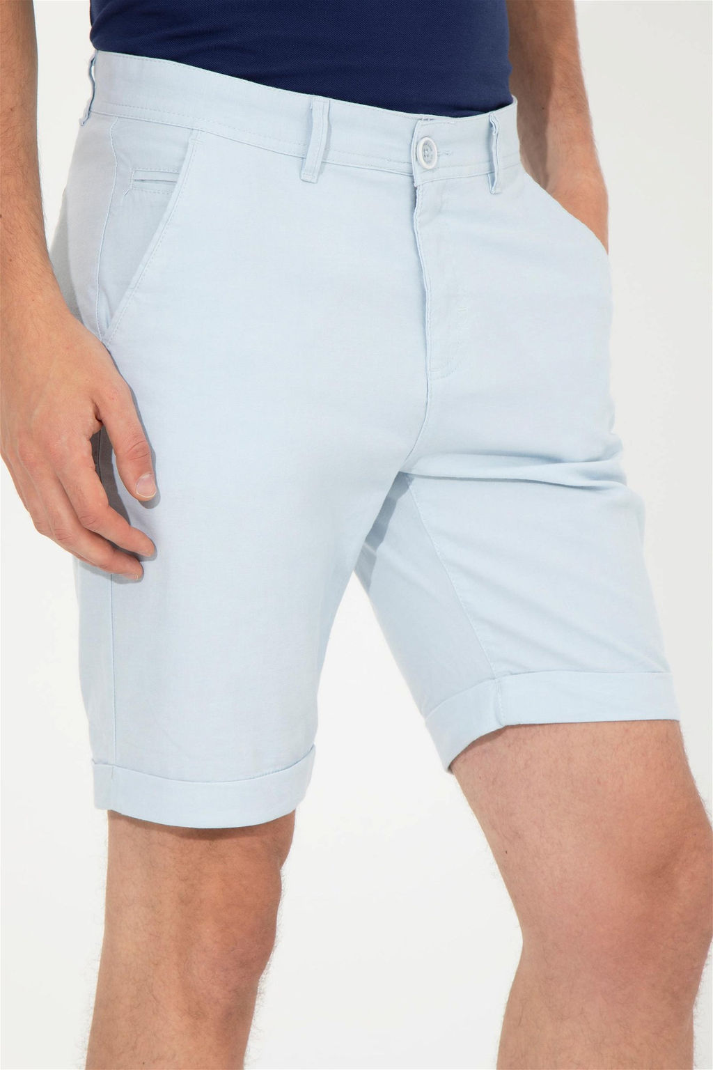 U. S. Polo Assn Мужские голубые тканые шорты - U.s. polo assn фото 13