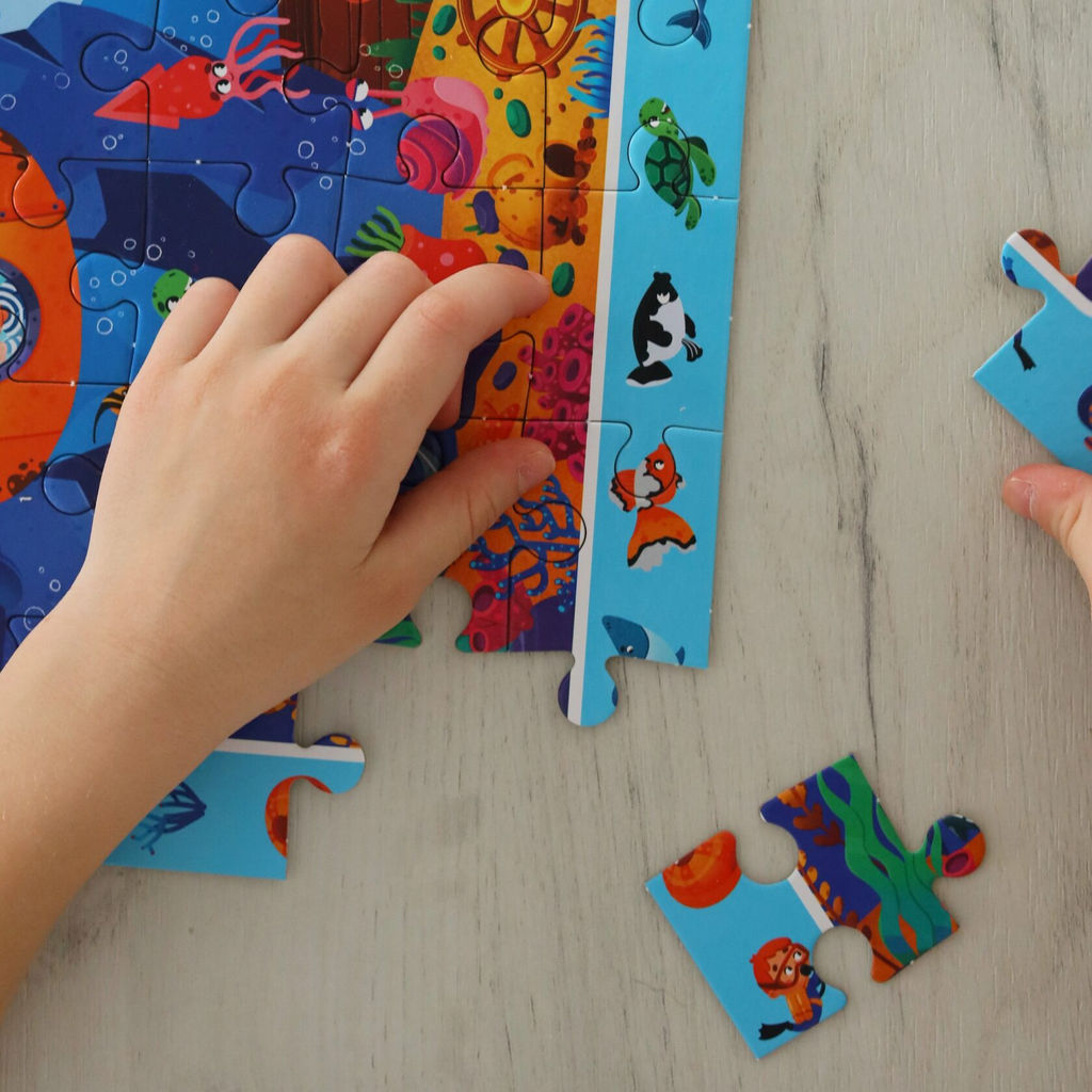 ElBascoKids / Пазл на внимательность Зимняя деревня 80 элементов - El`BascoKids фото 7