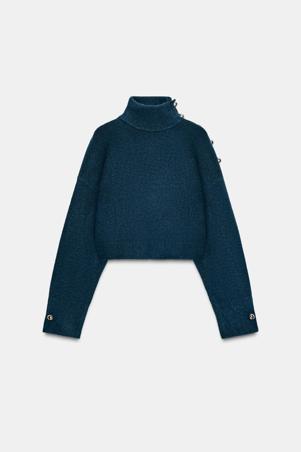SOFT KNIT SWEATER WITH BUTTONS - Zara фото 5